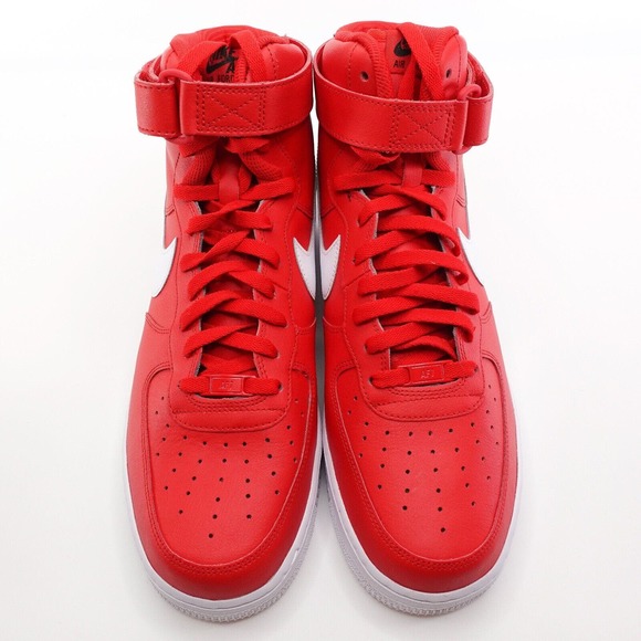 Nike Air Force One High NBY Red White Sneakers Mens Size 12.5 AQ3771-994 main image 5